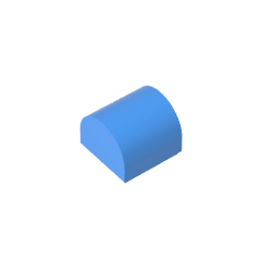 Brick Curved 1 x 1 x 2/3 Double Curved Top, No Studs #49307 Brick Curved 1 x 1 x 2/3 Double Curved Top, No Studs #49307 - 51-Dark Azure Lego Block Sets Alternative