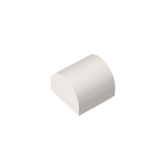 Brick Curved 1 x 1 x 2/3 Double Curved Top, No Studs #49307 Brick Curved 1 x 1 x 2/3 Double Curved Top, No Studs #49307 - 90-White Lego Block Sets Alternative