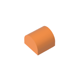 Brick Curved 1 x 1 x 2/3 Double Curved Top, No Studs #49307 Brick Curved 1 x 1 x 2/3 Double Curved Top, No Studs #49307 - 21-Orange Lego Block Sets Alternative