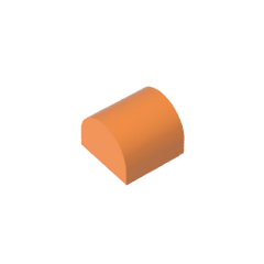 Brick Curved 1 x 1 x 2/3 Double Curved Top, No Studs #49307 Brick Curved 1 x 1 x 2/3 Double Curved Top, No Studs #49307 - 21-Orange Lego Block Sets Alternative