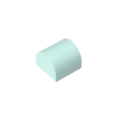 Brick Curved 1 x 1 x 2/3 Double Curved Top, No Studs #49307 Brick Curved 1 x 1 x 2/3 Double Curved Top, No Studs #49307 - 45-Light Aqua Lego Block Sets Alternative