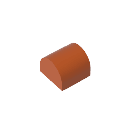 Brick Curved 1 x 1 x 2/3 Double Curved Top, No Studs #49307 Brick Curved 1 x 1 x 2/3 Double Curved Top, No Studs #49307 - 83-Dark Orange Lego Block Sets Alternative