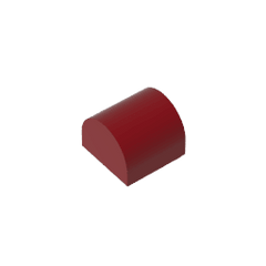Brick Curved 1 x 1 x 2/3 Double Curved Top, No Studs #49307 Brick Curved 1 x 1 x 2/3 Double Curved Top, No Studs #49307 - 14-Dark Red Lego Block Sets Alternative