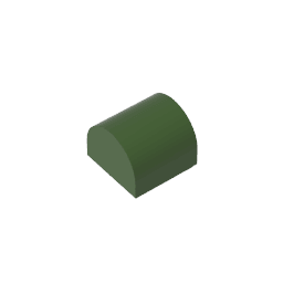 Brick Curved 1 x 1 x 2/3 Double Curved Top, No Studs #49307 Brick Curved 1 x 1 x 2/3 Double Curved Top, No Studs #49307 - 41-Tarmac Lego Block Sets Alternative