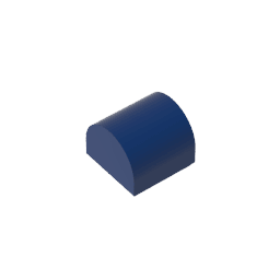 Brick Curved 1 x 1 x 2/3 Double Curved Top, No Studs #49307 Brick Curved 1 x 1 x 2/3 Double Curved Top, No Studs #49307 - 55-Dark Blue Lego Block Sets Alternative