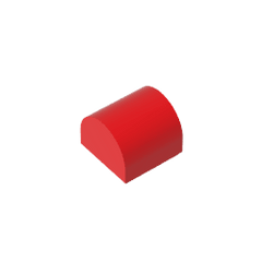 Brick Curved 1 x 1 x 2/3 Double Curved Top, No Studs #49307 Brick Curved 1 x 1 x 2/3 Double Curved Top, No Studs #49307 - 10-Red Lego Block Sets Alternative