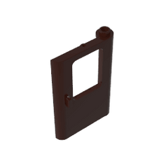 Door 1 x 4 x 5 Train Right #4182 Door 1 x 4 x 5 Train Right #4182 - 82-Dark Brown Lego Block Sets Alternative