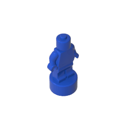 Minifig Trophy Statuette #G90398 Minifig Trophy Statuette #G90398 - 50-Blue Lego Block Sets Alternative