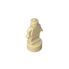 Minifig Trophy Statuette #G90398 Minifig Trophy Statuette #G90398 - 31-Tan Lego Block Sets Alternative
