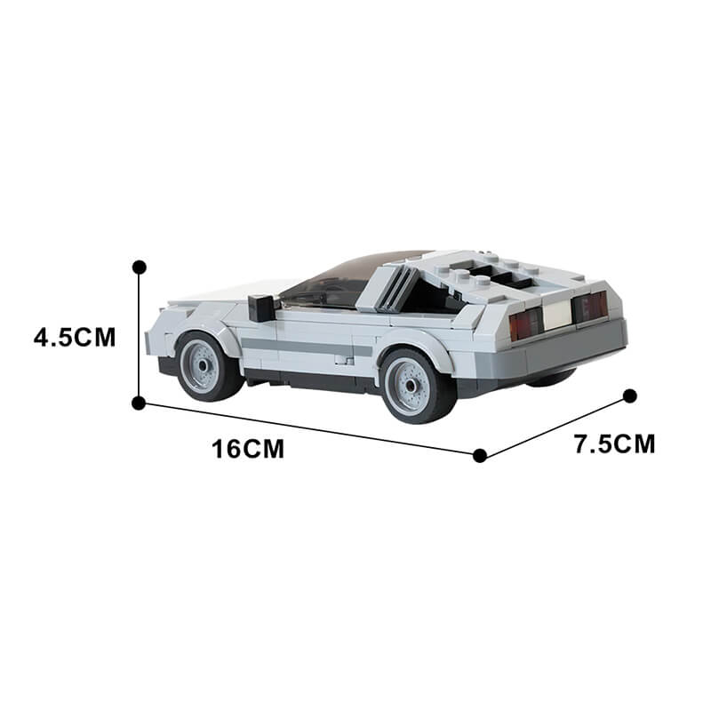 310PCS DeLorean DMC-12 Back to the Future Time Machine MOC Building Block Bricks |MocPixel 310PCS DeLorean DMC-12 Back to the Future Time Machine MOC Building Block Bricks |MocPixel - Default Title Lego Block Sets Alternative